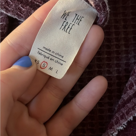 Free People purple top - Picture 2 of 2